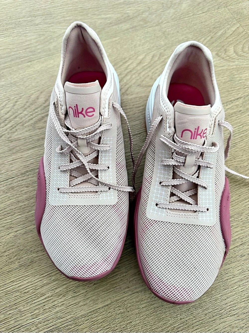 Nike Air Zoom SuperRep 4 Pink & White Athletic Sneakers
